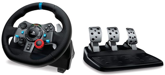 Logitech G29 - Gaming Stuurwiel - Driving Force - Racing + Pedalen - PS4, PS5 & PC