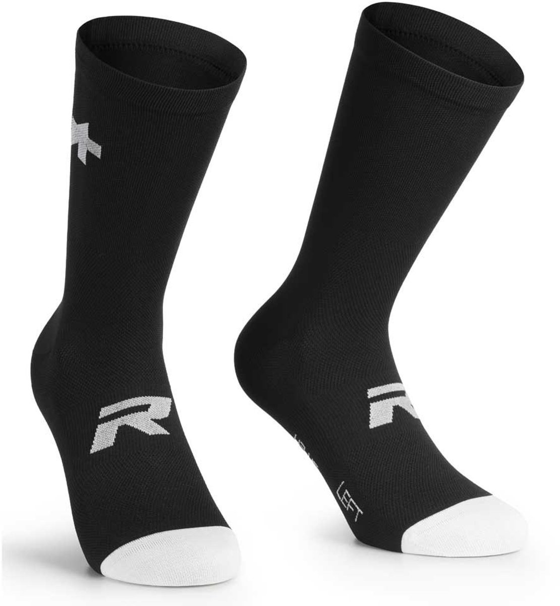 Assos R S9 Twin Pack Sokken Zwart EU 35-38