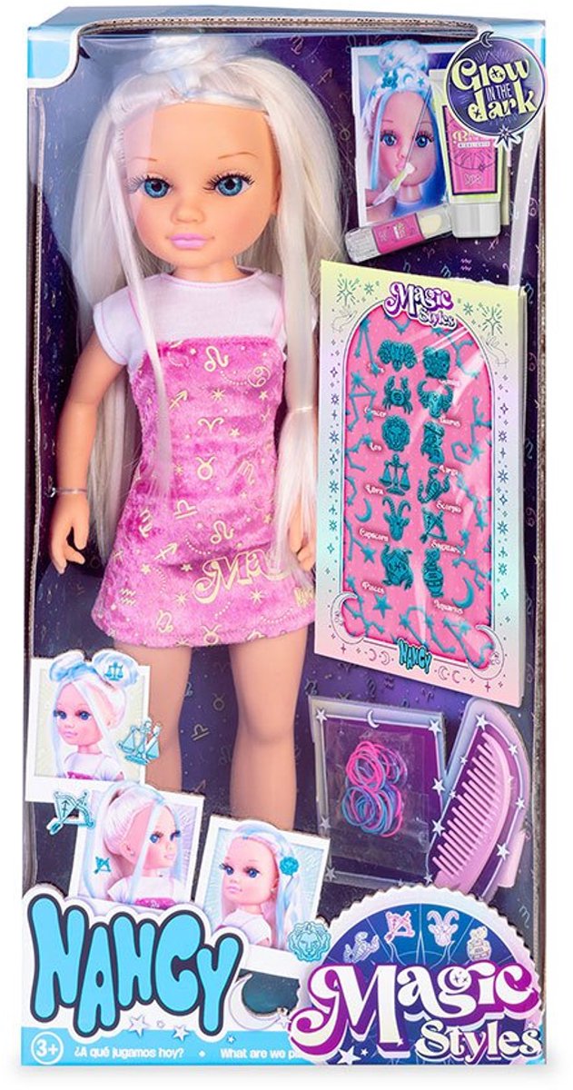 Nancy pop 42 cm glow in the dark magic styles van Nancy — afbeelding 5