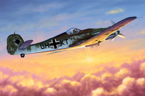 Maquettes Avions HobbyBoss - 81717 Focke-Wulf Fw 190D-10 - Avion allemand à hélice en plastique - Échelle 1:48