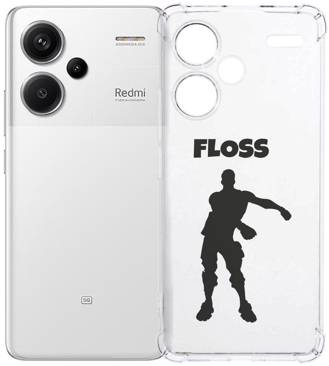 Xiaomi Redmi 13 Pro Plus Hoesje - Floss TPU Antishock