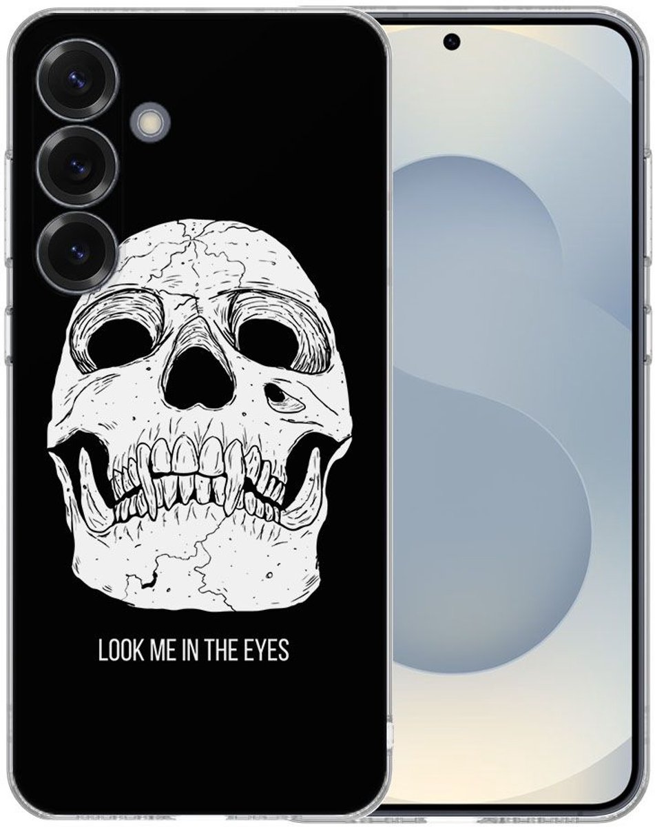 TPU Hoesje Samsung Galaxy S25 - Skull Eyes Backcover