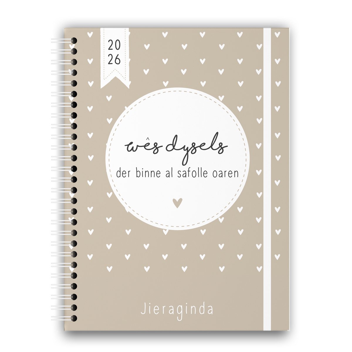 Friese Jaaragenda 2026 - Beige - A5