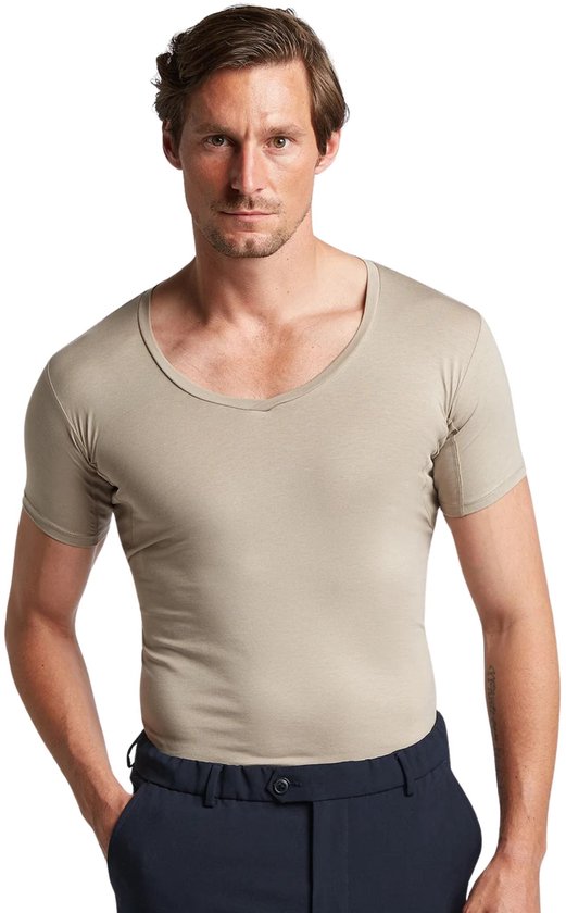 Débardeur anti-transpiration LABFRESH - homme - col V - kaki