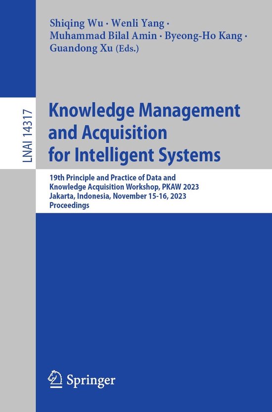 Springer Nature Proceedings Computer Science - Knowledge Man ... - cover