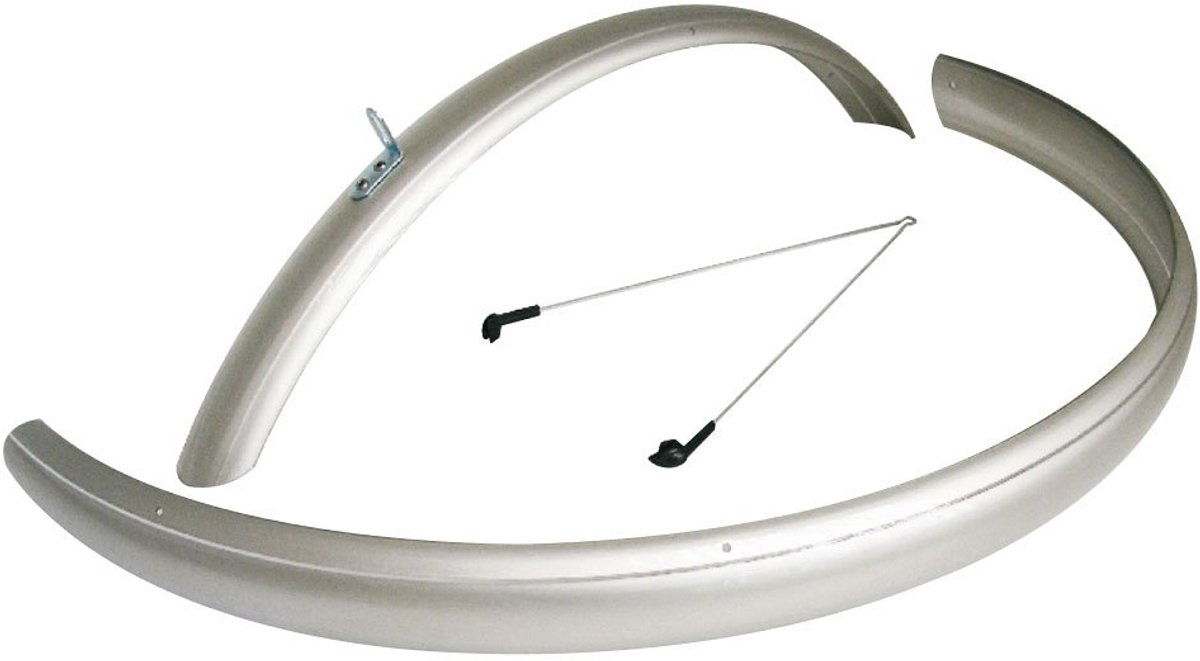 Mvtek Ctb 58 Mm Spatbordset 2 Eenheden Zilver 26´´