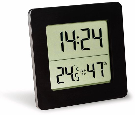 TFA - Digitale Thermo Hygrometer - Vierkant