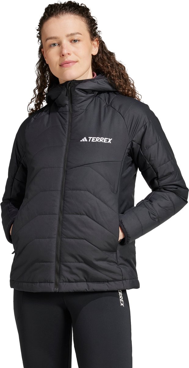 adidas TERREX Terrex Multi Synthetic Insulated Capuchonjack Dames Zwart