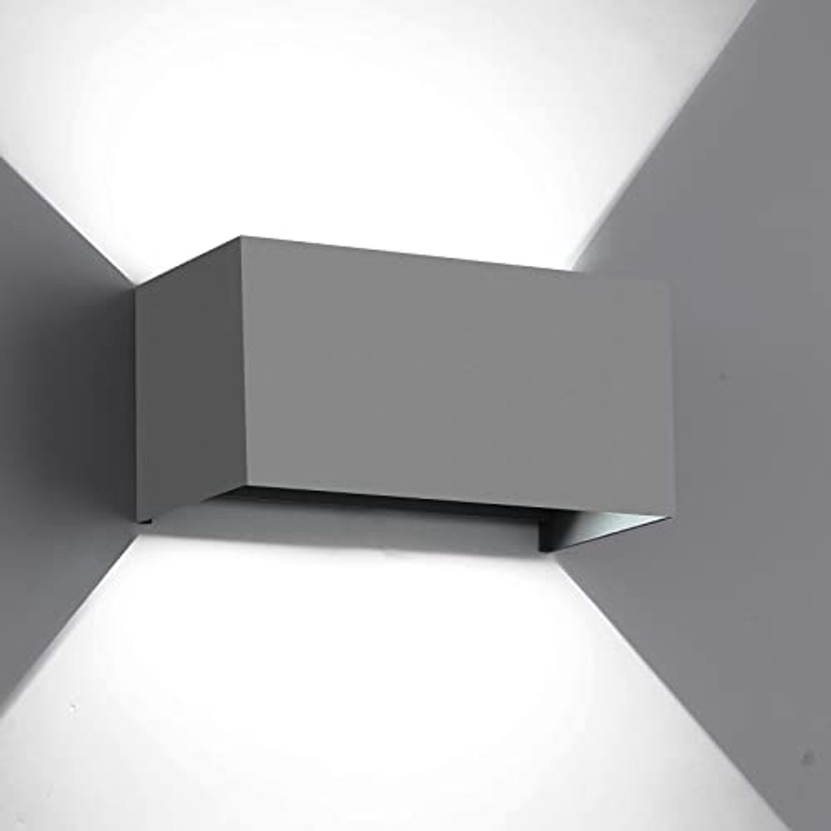 24W Moderne Wandlamp voor Binnen en Buiten met Verstelbare Stralingshoek - Koud Wit Waterdicht IP65