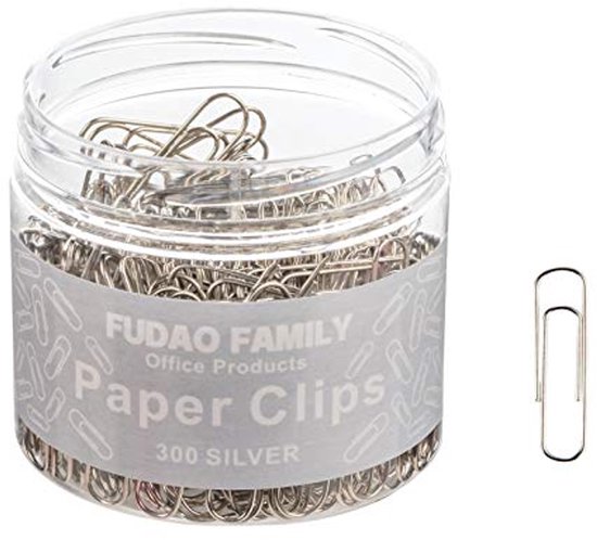 One Inch Paperclip Kleine paperclips 1,1 inch - 300 stuks - zilver | bol