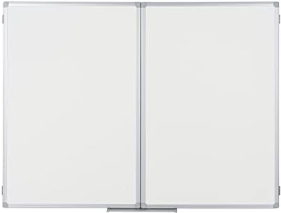 Inclusief Pennenbak Bevestiging Bi-Office Maya W-Series Emailliertes Whiteboard Mit Aluminiumrahmen 120x90cm CR0801178 Günstig Glad Whiteboard Hoog Contrast