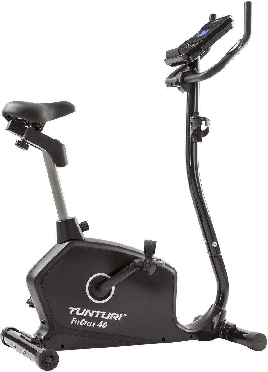 Bol.com Tunturi Hometrainer FitCycle 40i - Hometrainer fiets - Thuis fitnessfiets - Bluetooth - 16 Weerstandsniveaus - 23 Progra... aanbieding