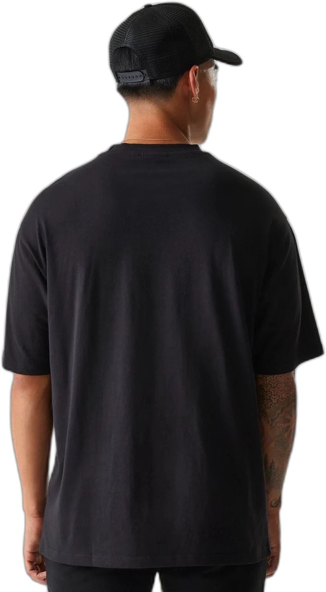 Oversized T-shirt New Era Crest Graphic Zwart