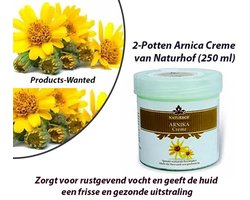 2-Potten Arnica Crème van Naturhof (250 ml)