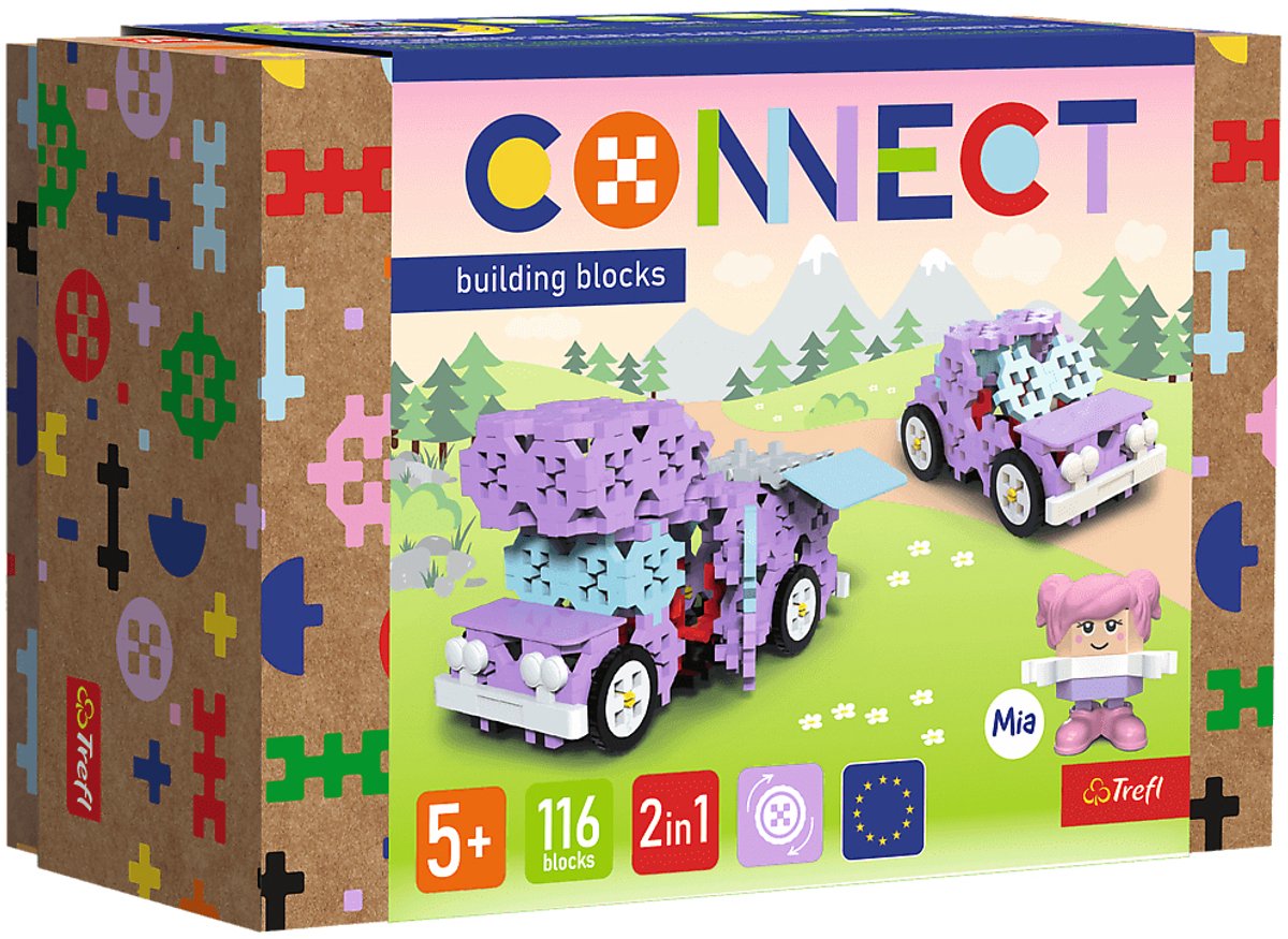 Connect | bouwstenen s camper / kleine car 116 stuks