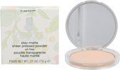 Clinique Stay Matte Sheer Pressed Powder Gezichtspoeder - 01-Stay Buff