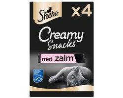 Sheba Creamy Snacks - 8 x 12g - Zalm