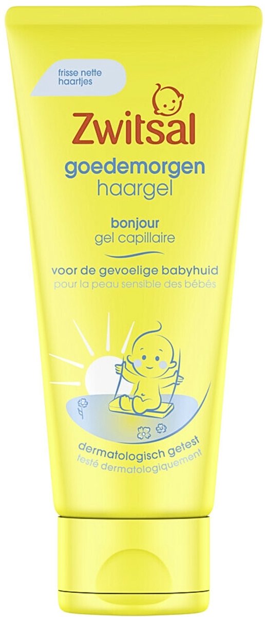 4 x Zwitsal - Goedemorgen - Haargel - Wassen & Pruiken - Mild Parfum - 100 ml - Haargel Voor Babyhaar - Haargel Voor Jonge Kinderen - Haargel Zwitsal - Haargel Voor Gevoelige Huid - Haargel Voor Dagelijks Gebruik van Merkloos — afbeelding 2