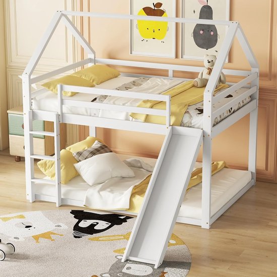 Soweiz Crown 90 X 200 Cm Kinderbed Met Kleurrijke LED Strepen Beschermende Lattenbodem