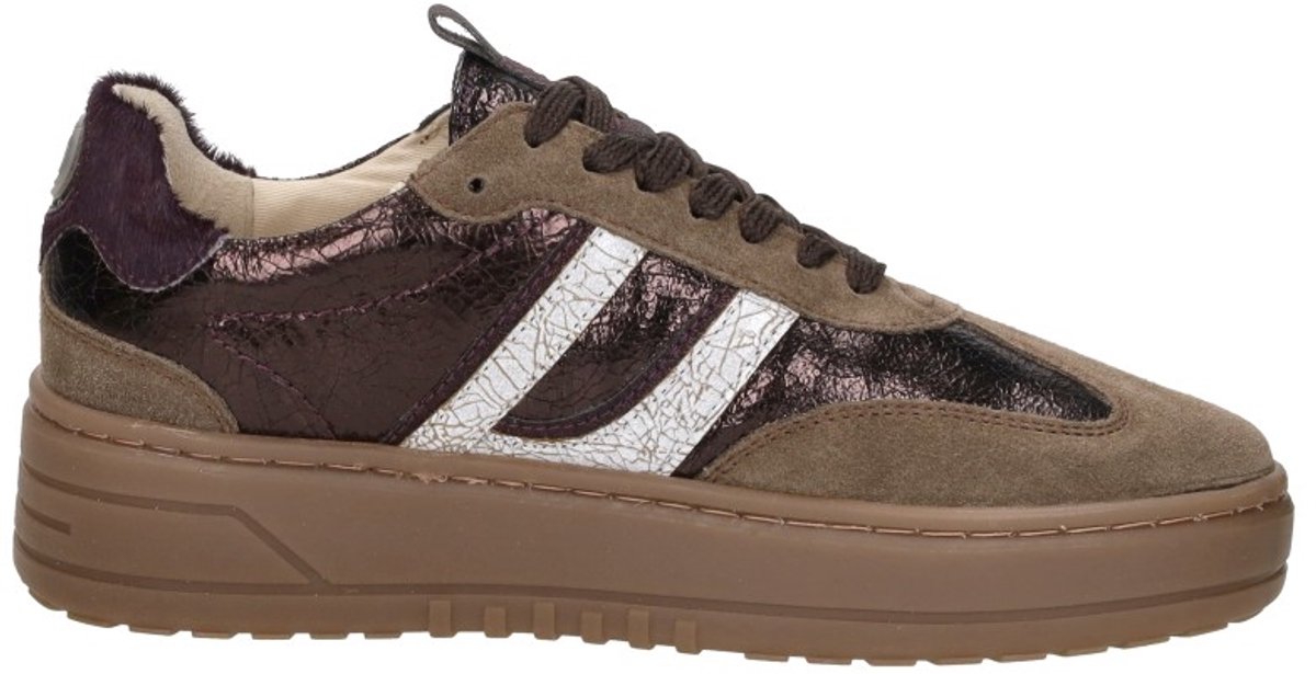 SUB55 Sneakers Laag Sneakers Laag - donkerbruin - Maat 42