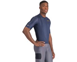 Castelli Unlimited Entrata 3 Korte Mouw Wielertrui Blauw XL Man