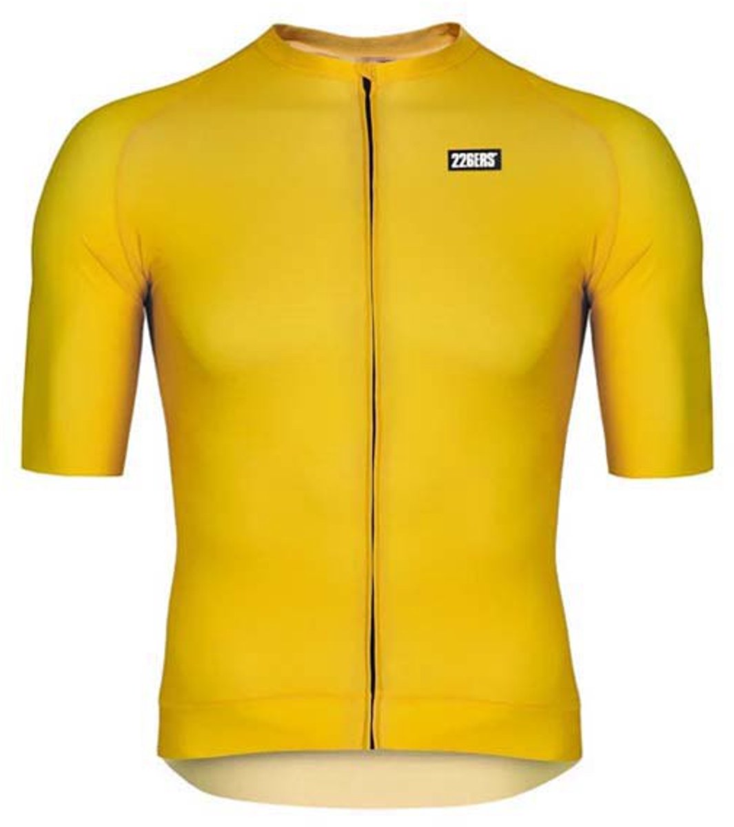 226ers Color Block Korte Mouw Wielertrui Geel L Man