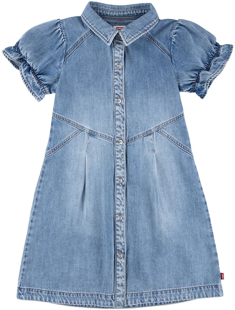 Levi´s ® Kids Western Button Up Jurk 10 Years Blauw