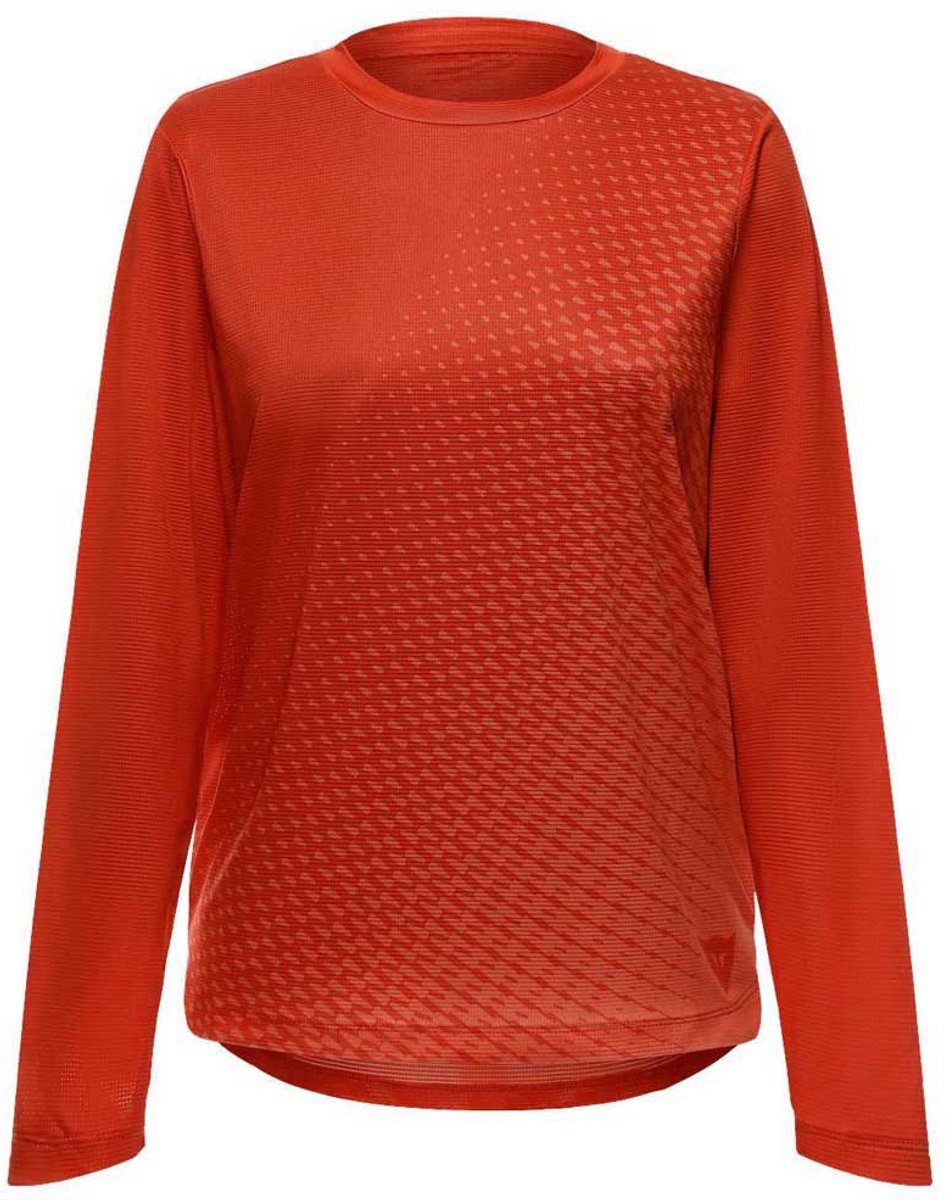 Dainese Bike Aer T-shirt Met Lange Mouwen Vrouw Rood