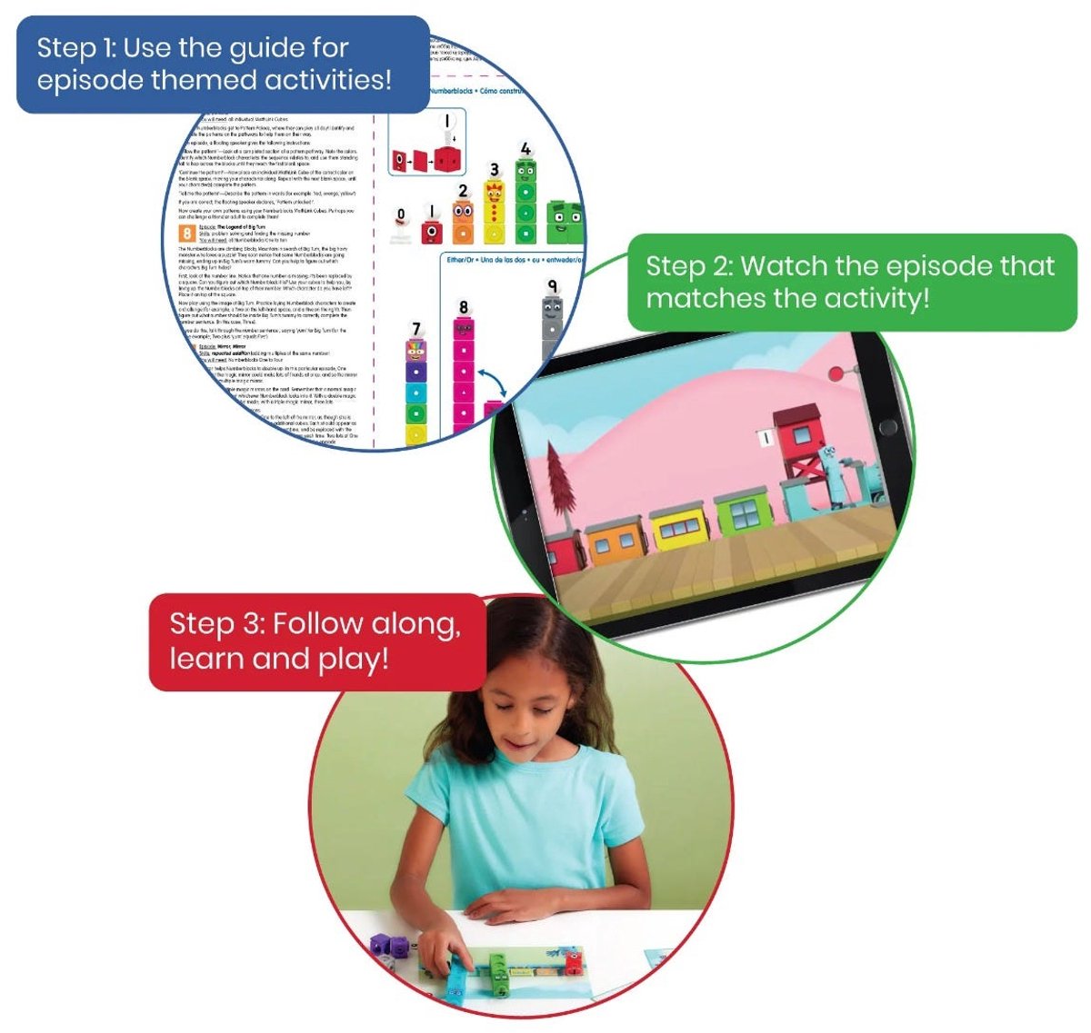 Learning Resources MathLink® Cubes Numberblocks® 1-10 Activity Set - 3+ — afbeelding 3
