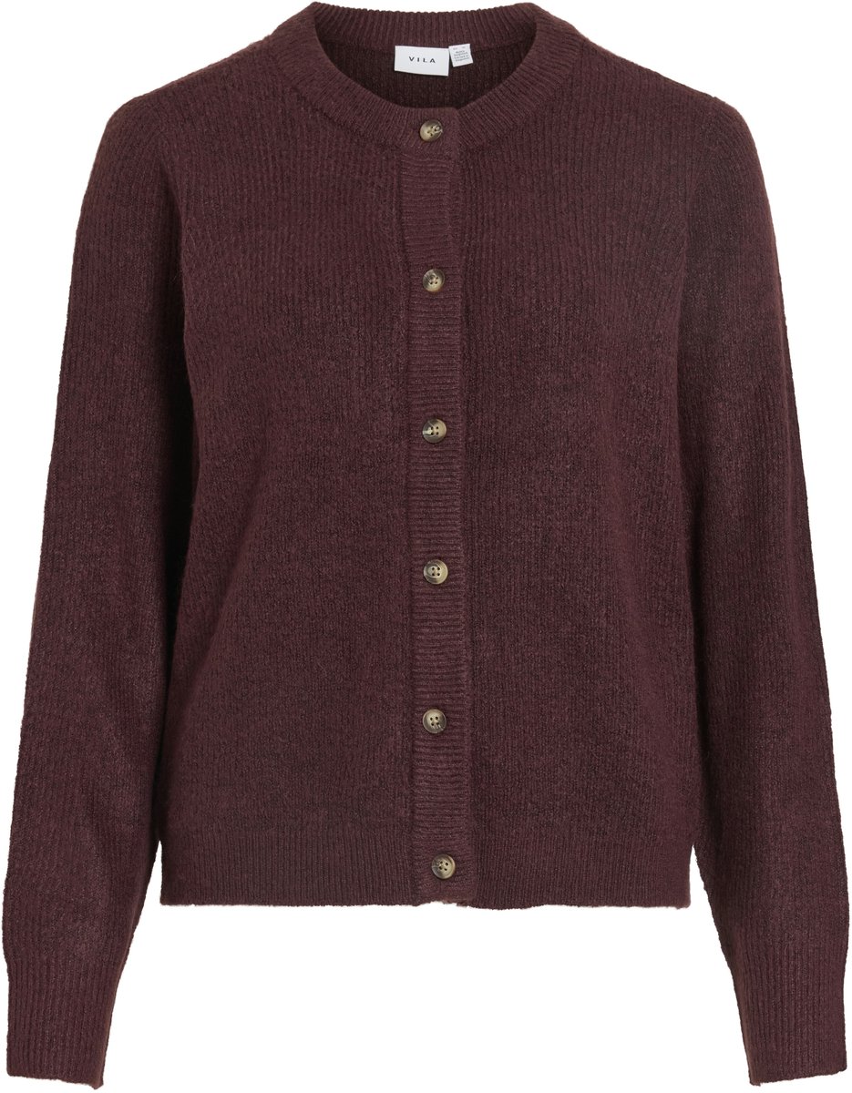VILA - VIVIOLI O-NECK RIB KNIT CARDIGAN-NOOS - Dames - Cardigans