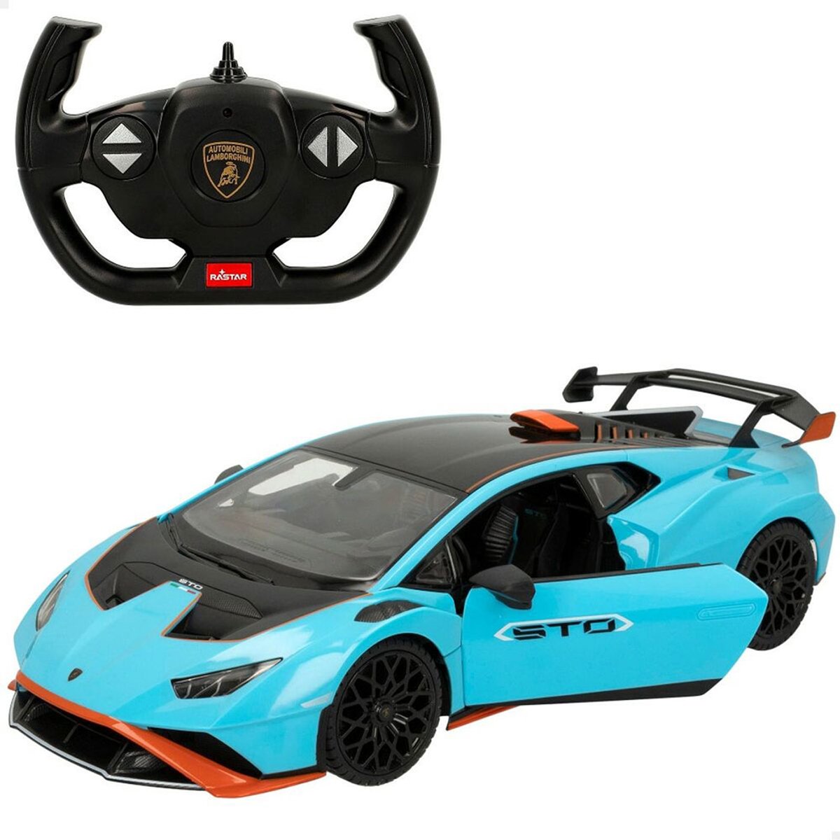 Rastar Lamborghini Huracan Sto 1:14 Afstandsbediening Auto Blauw