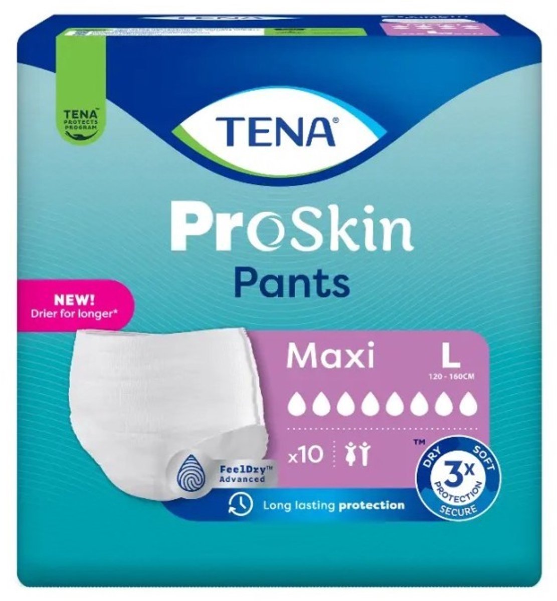 Tena Proskin Pants Maxi Large - 4 pakken van 10 stuks