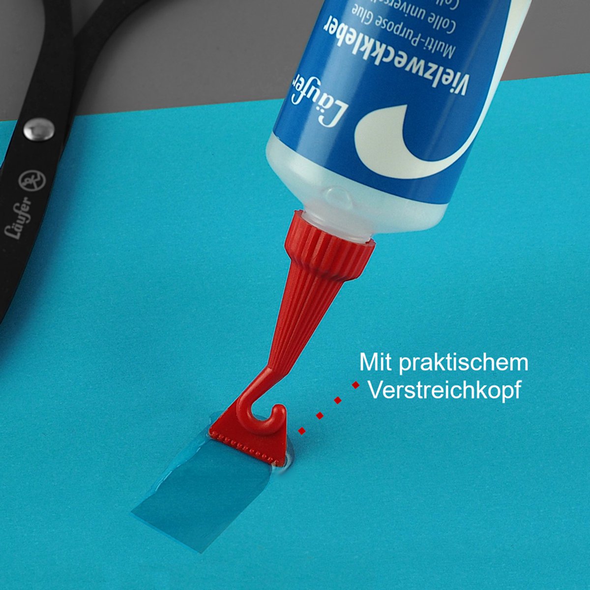 Läufer alleslijm, 100 g, fles met applicator