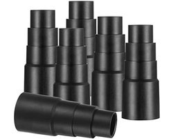6 stuks universele stofzuiger slang adapterset - verstelbare vacuümreiniger connectoren 22-35 mm voor werkplaats en huishoudelijk gebruik