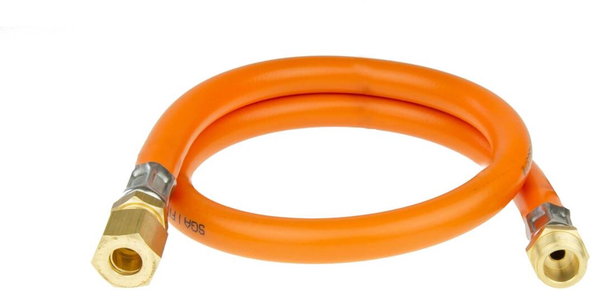 Gasslang 3/8 buiten x 8 - 12 mm knelkoppeling - 70 cm