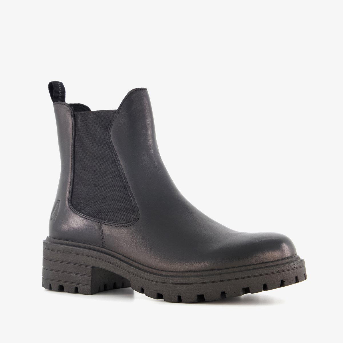 Hush Puppies leren dames Chelsea boots zwart - Maat 37