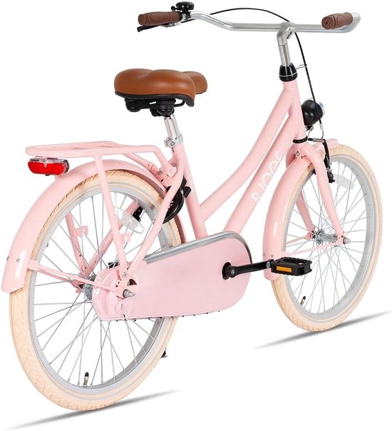 Meisjesfiets 24 inch voor 8-12 jaar - In hoogte verstelbaar & met verlichting van Merkloos — afbeelding 4
