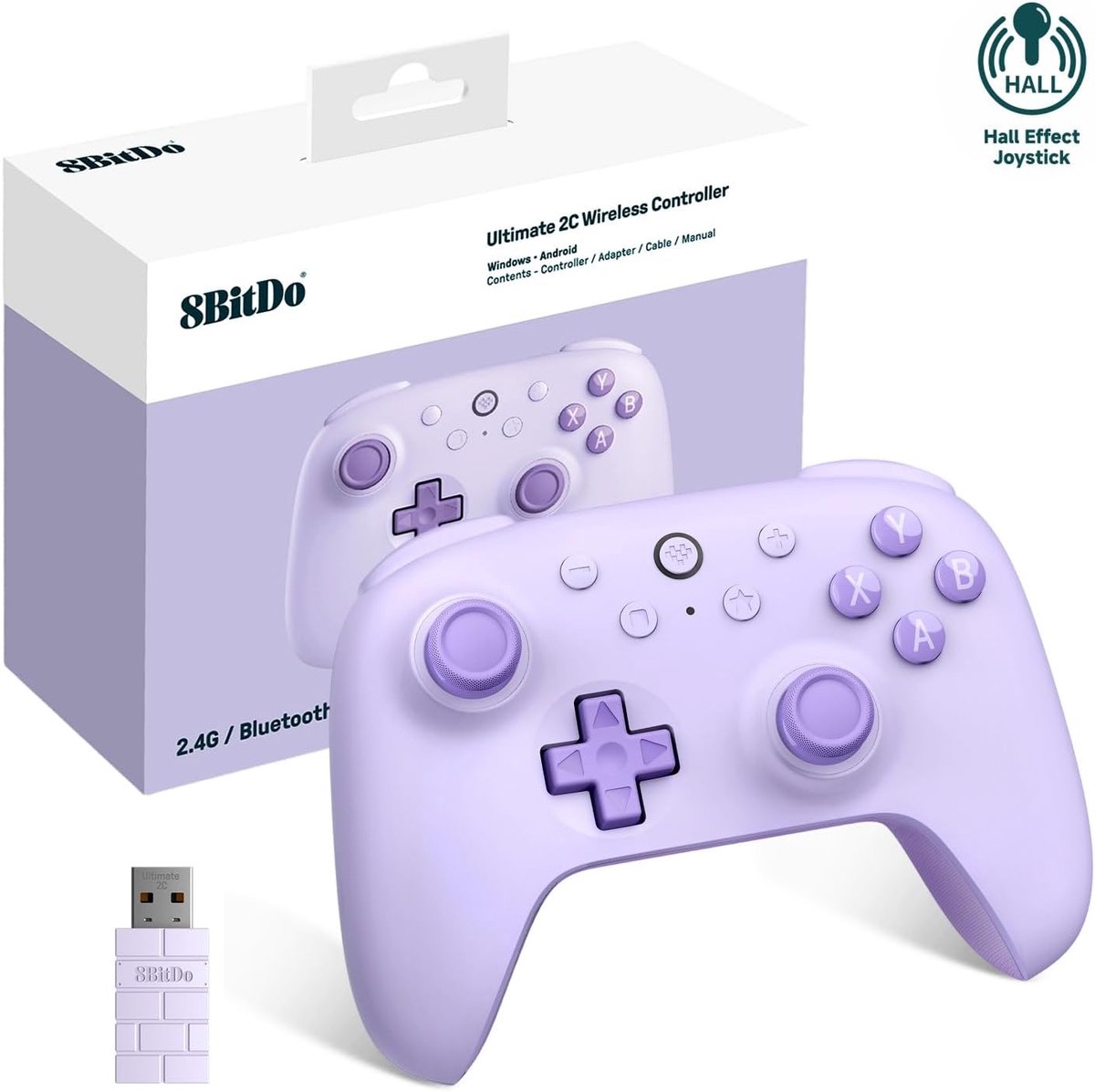 Draadloze Controller voor Windows PC en Android met 1000Hz Polling Rate en Hall Effect Joysticks