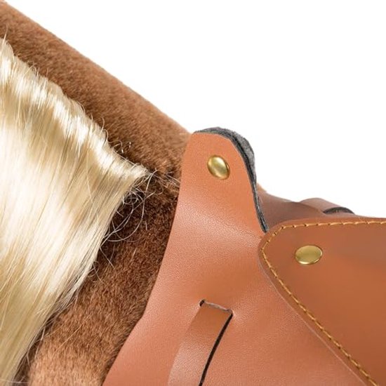 Pluche Paard Speelgoed met Zadel en Hoofdstel - Leuk Cadeau voor Kinderen en Meisjes - 28 cm Bruin Pluche Paard Speelgoed met Zadel en Hoofdstel - Leuk Cadeau voor Kinderen en Meisjes - 28 cm Bruin