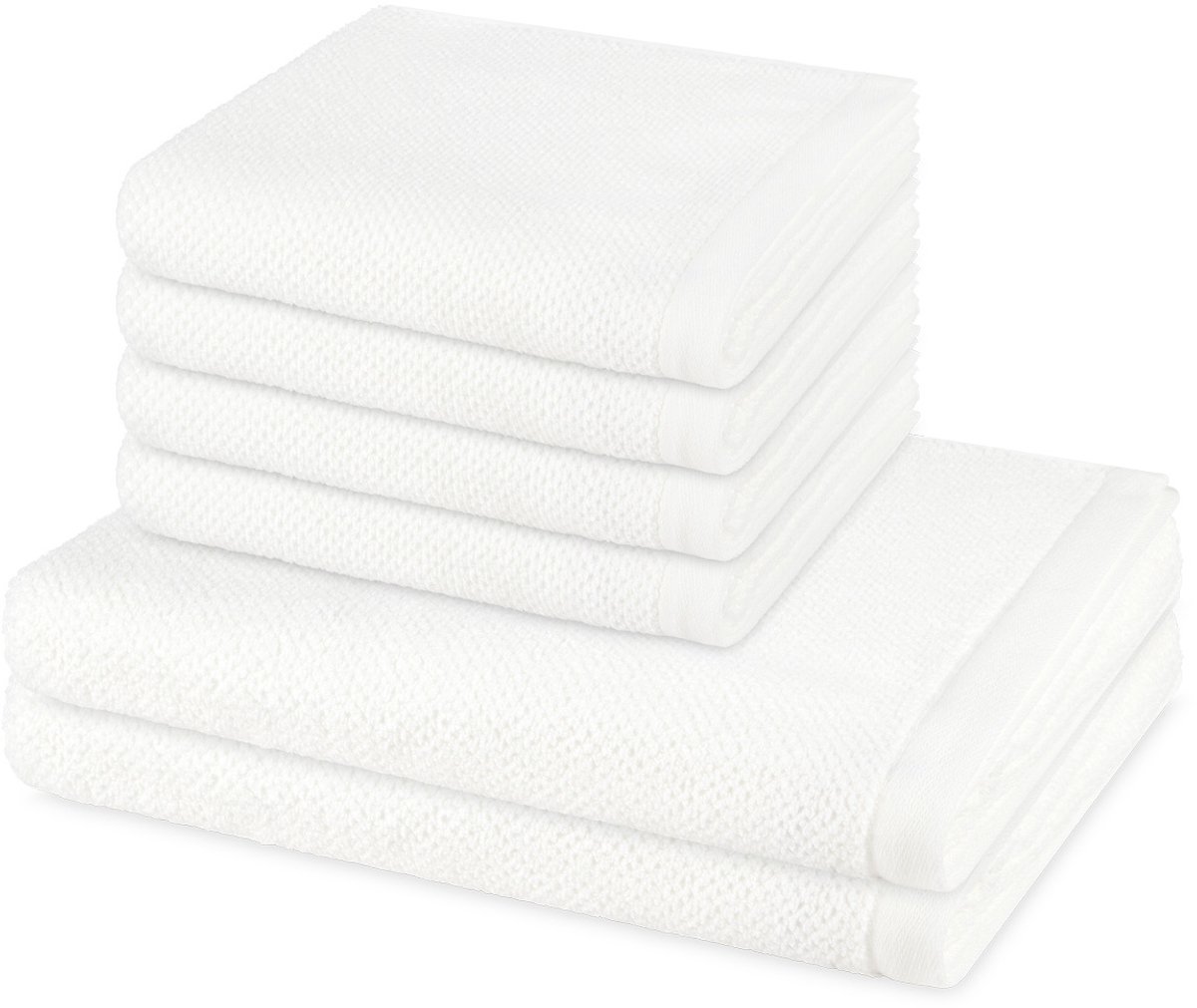 Möve Sonstiges 4 X handdoek 2 X douchehanddoek - in set 6 pack Bliss