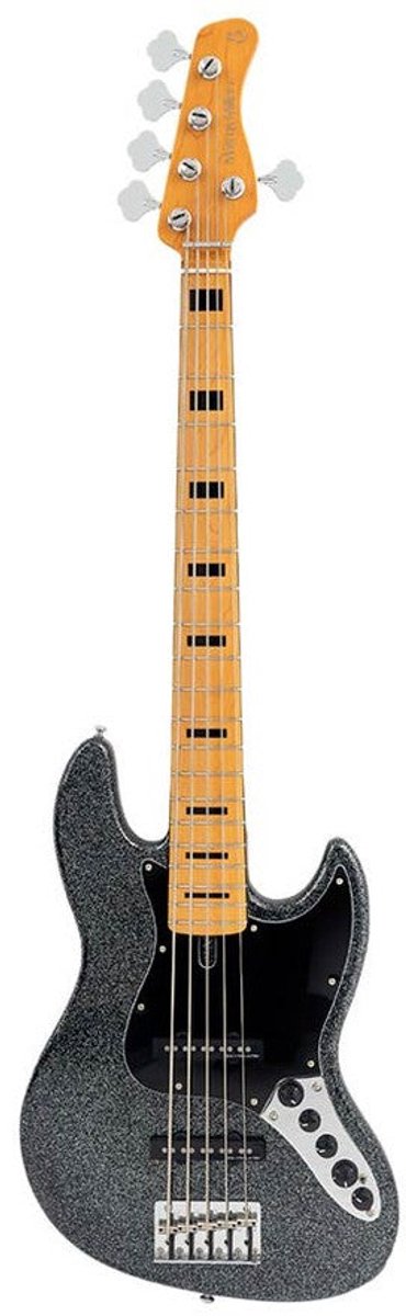 Sire V7+ A5/BKS Marcus Miller 2nd Gen 5-snarige Black Sparkle basgitaar