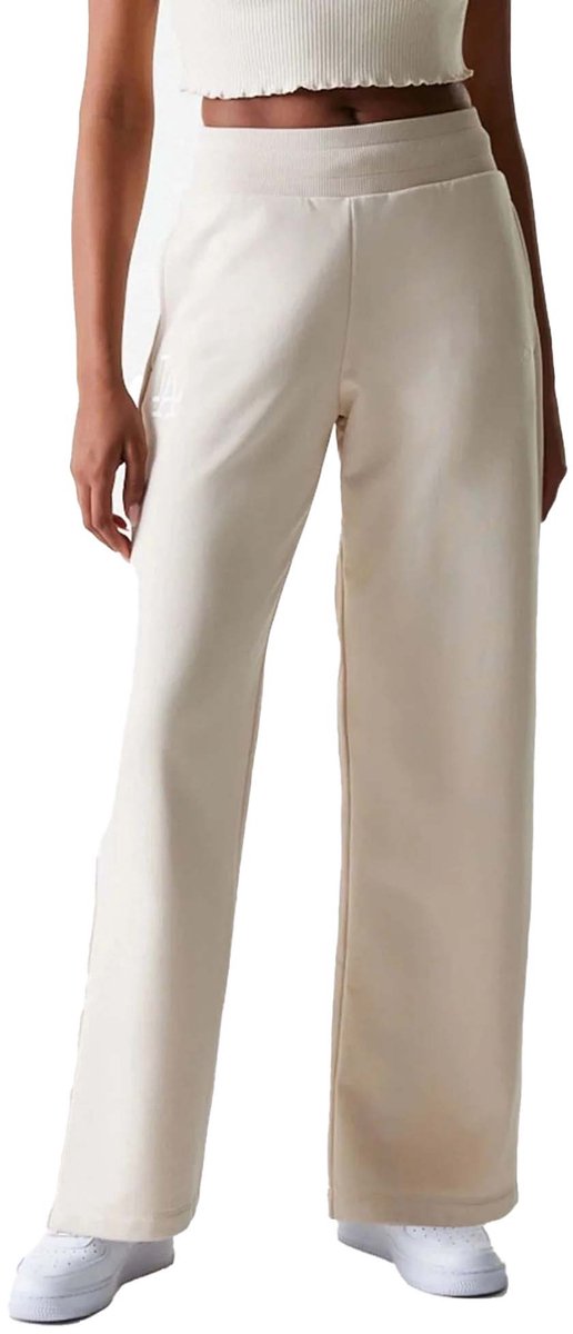 New Era Wmns Mlb Tonal Strght Jogger Losdod Ltc Broek Fashion Wear Vrouwen Beige