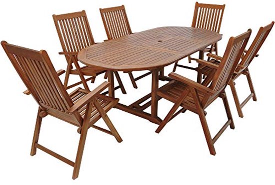 Casaria - Tuinstoel Cannes FSC®-gecertificeerd – 2 stuks - Crème