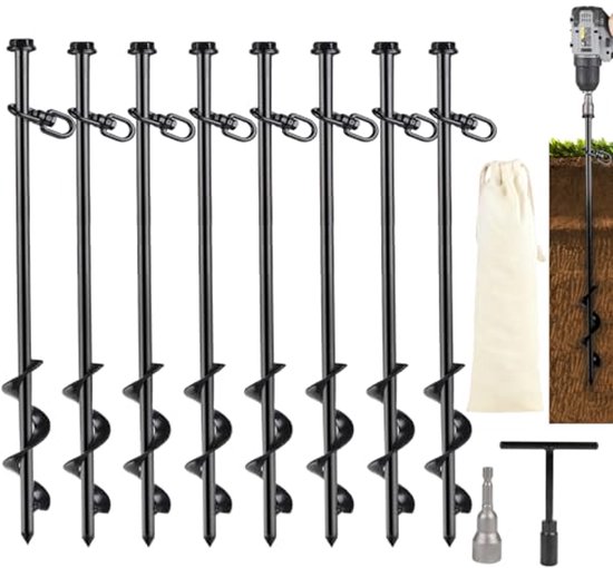 Grondankers voor Trampoline - Sterke en Betrouwbare Grondankers voor Buitengebruik