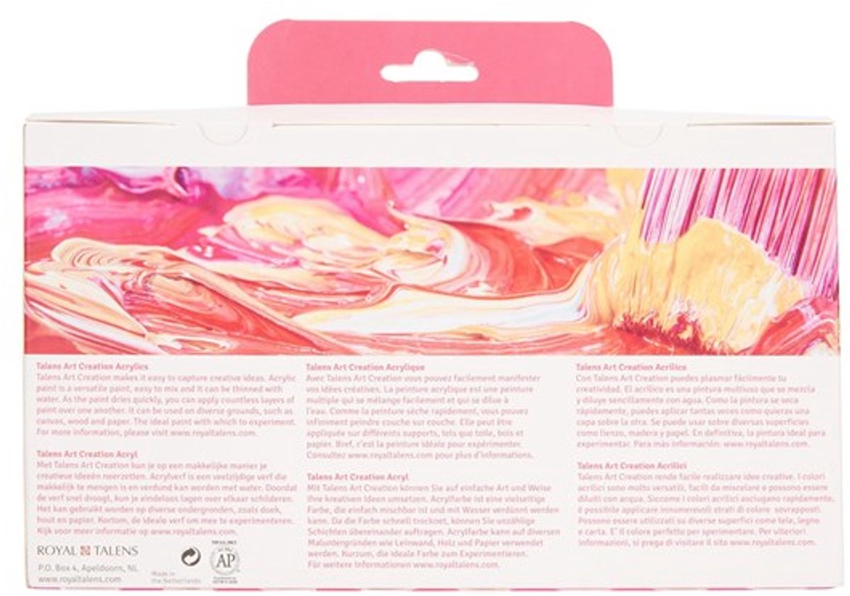 Talens Art Creation Acrylverf Set 12 x 75 ml — afbeelding 2