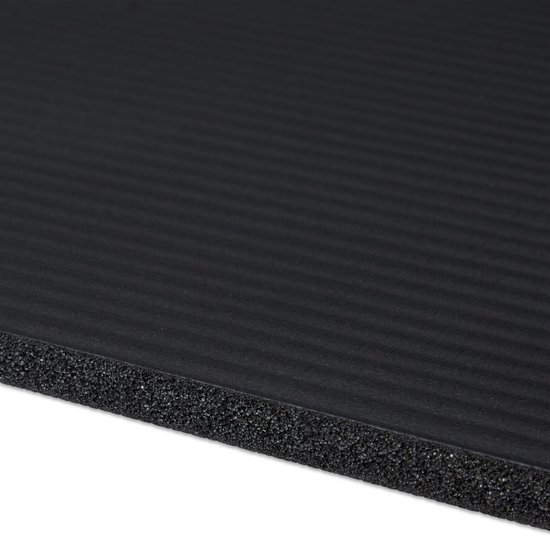 4x yogamat dik - sportmat - workout matje - jogamat - joga matje - zwart — afbeelding 4