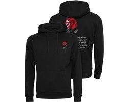 Mister Tee - Wild Rose Hoodie/trui - L - Zwart