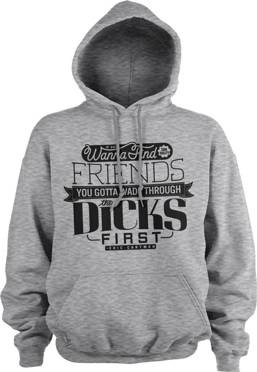 South Park Wade Through The Dicks-hoodie, grijs gemêleerd