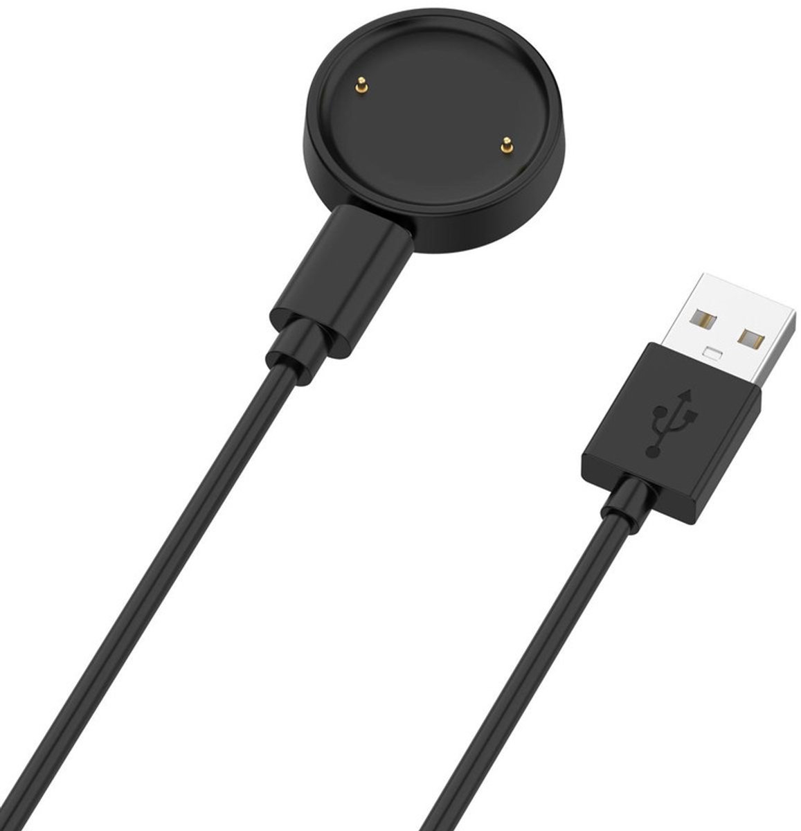 Oplader geschikt voor Amazfit Bip 6 en Amazfit Active 2 - USB oplaadkabel - 1 meter - zwart
