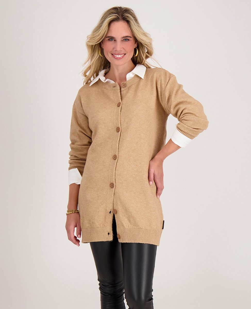 Je m'appelle Dames Vest - Bruin - Maat XS/S